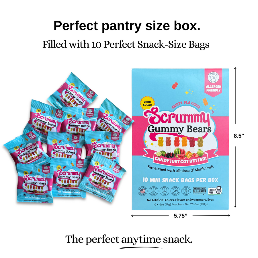 SWITCH® Scrummy Gummy Bears 10-ct Snack Pack of Mini Bags