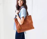 Lifetime Tote - Pebble - Lifetime Leather Co