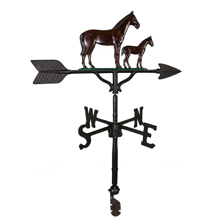 Mare & Colt 32" Weathervane | Patriot Forged in the USA