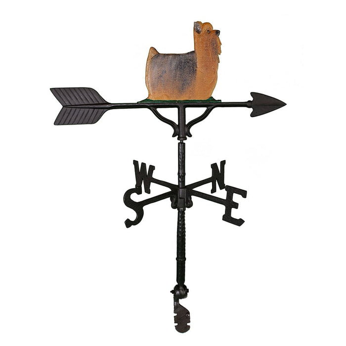 Yorkshire Terrier 32" Weathervane | Patriot Forged in the USA