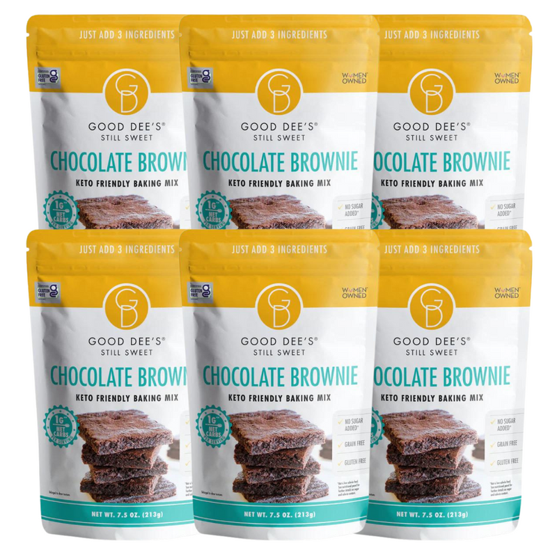 Chocolate Keto Brownie Mix - Gluten Free and No Added Sugar by Good Dee's