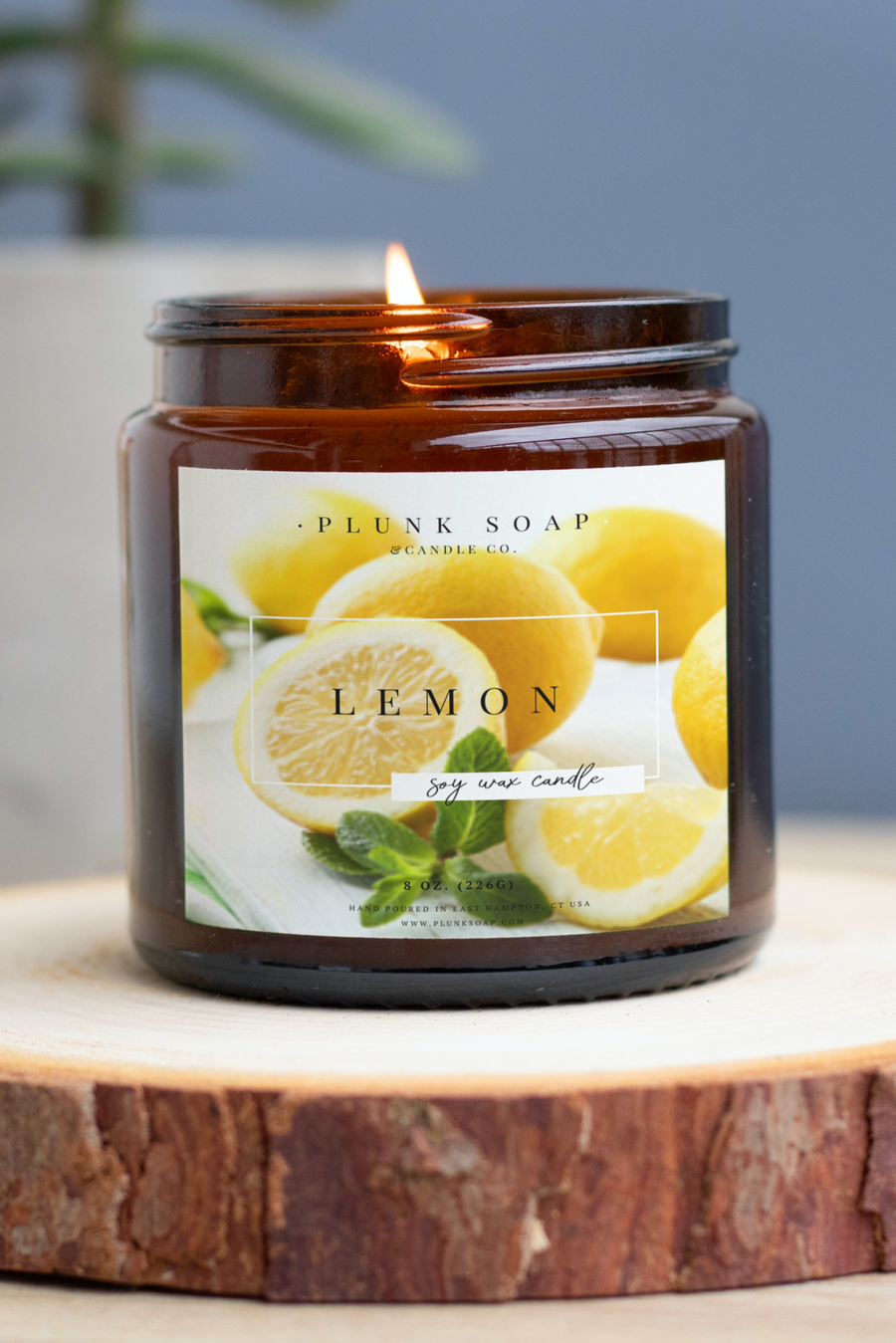 Lemon Scented Soy Candle