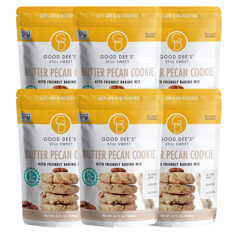 Butter Pecan Keto Cookie Mix - Gluten Free and No Added Sugar by Good Dee's