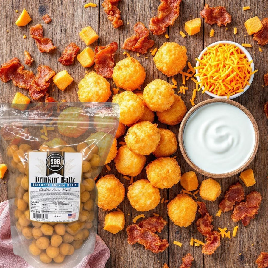Cheddar Bacon Ranch Flavored Cheese Balls