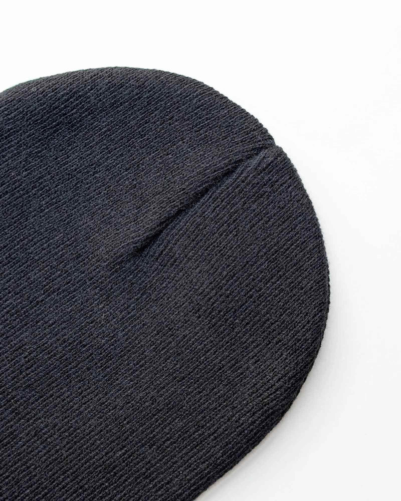 CS100 HAAKWEAR Traditional Silent Cuffed Beanie, Charcoal Black