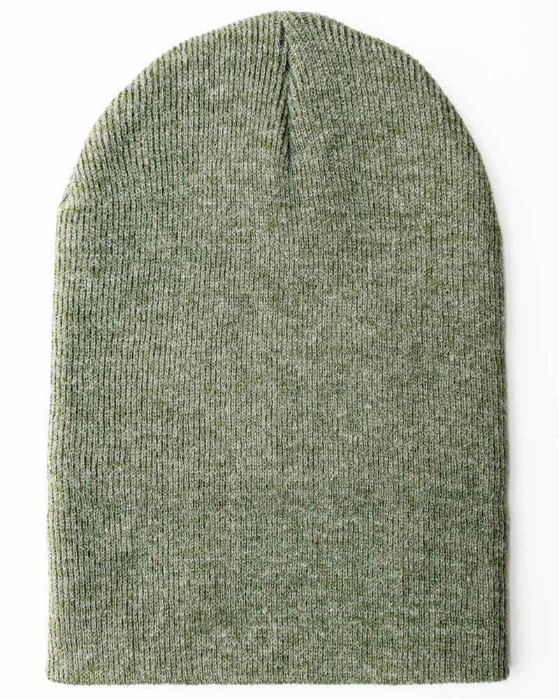 CS107 HAAKWEAR Traditional Silent Cuffed Beanie, Forest Green