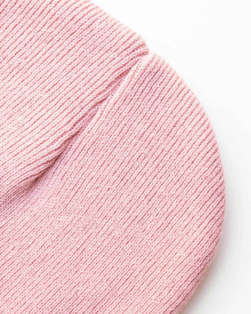 CS111 HAAKWEAR Traditional Silent Cuffed Beanie, Pearl Pink