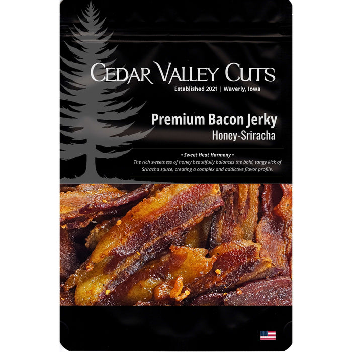 Honey-Sriracha Premium Bacon Jerky
