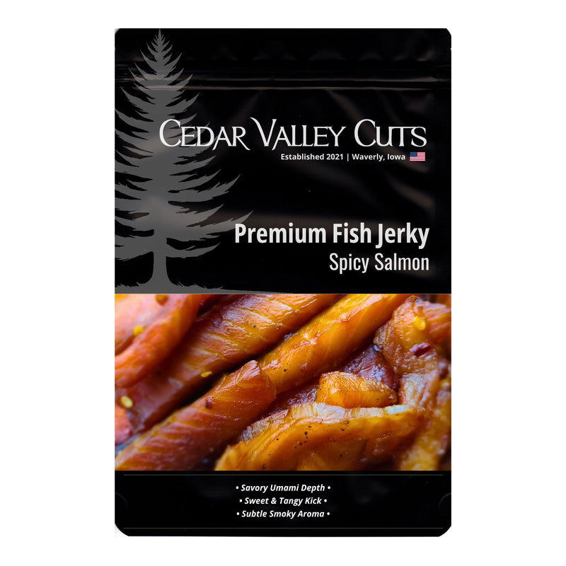 Spicy Salmon Premium Fish Jerky