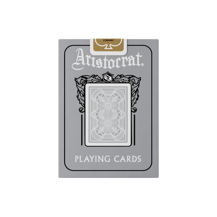 Aristocrat 727 Silver 110th Anniversary Playing Cards