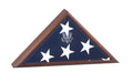 Personalized Flag Case - Oak, Walnut, Cherry or Mahogany Material., , The Military Gift Store, American Flag Frame