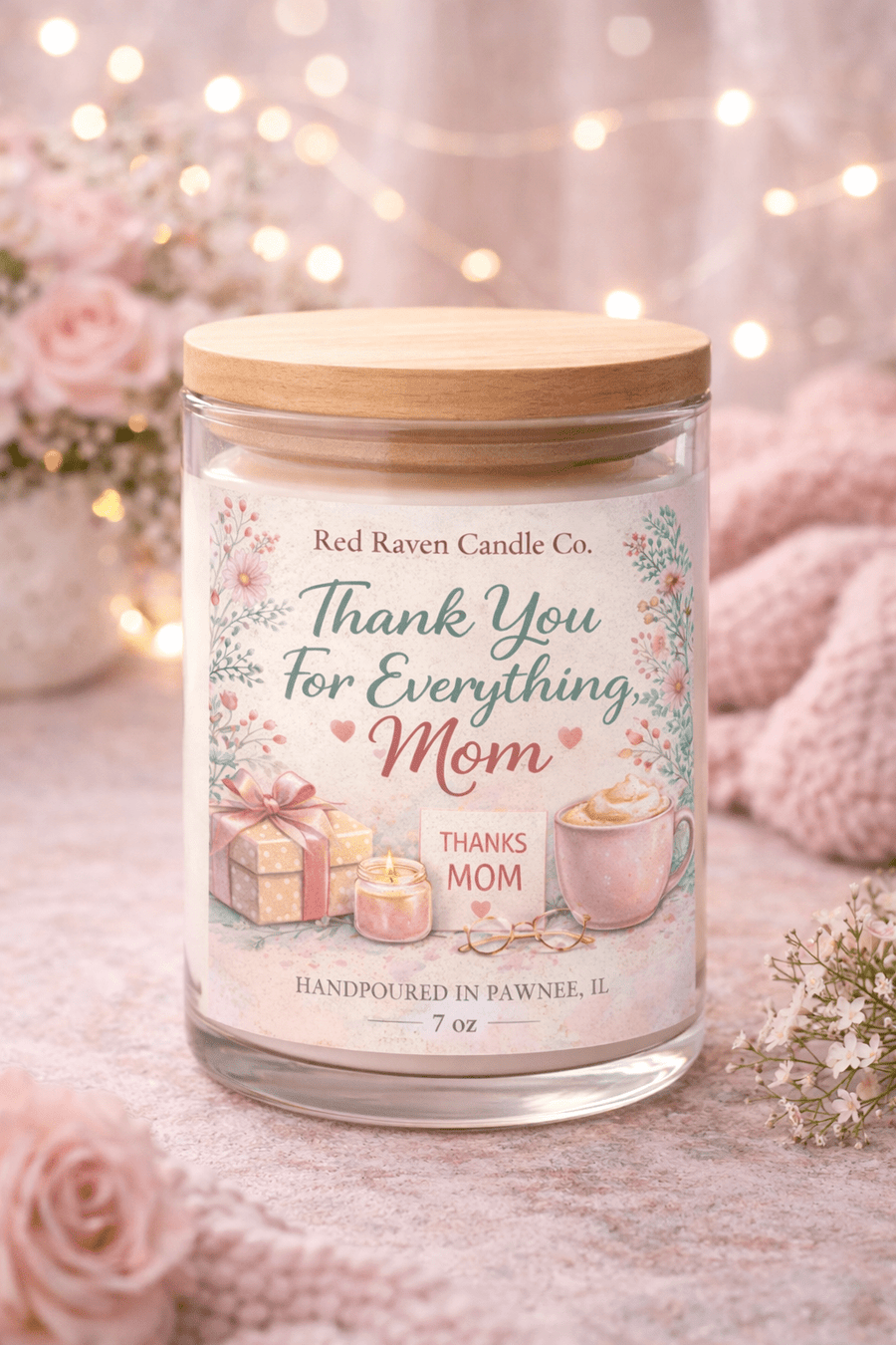 Thank You For Everything, Mom – Mother’s Day Candle