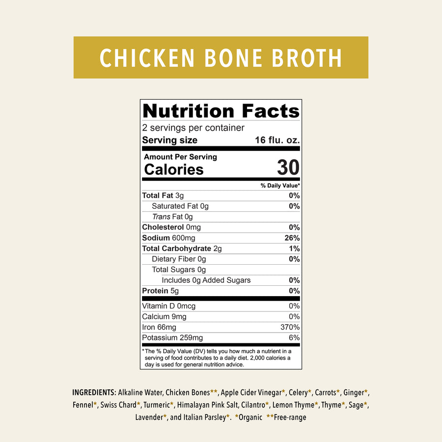 Organic Chicken Bone Broth Elixir