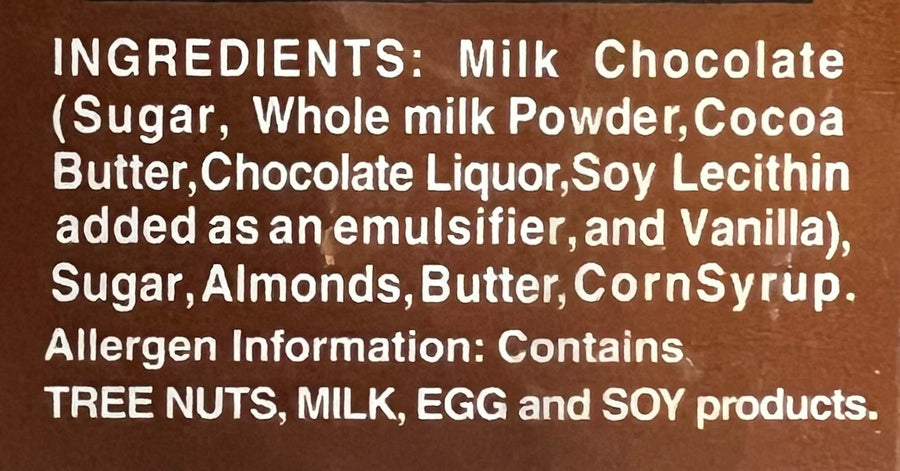 Owhyee Butter Toffee - Chunk Size - Chocolate - 2lb