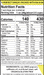 Image of BjornQorn classic 3oz nutritional label