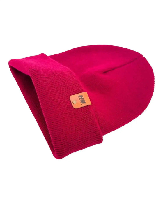 Classic Cuffed Beanie, Burnt Maroon