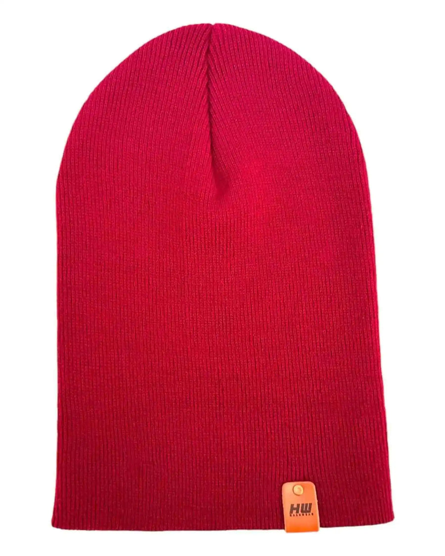 Classic Cuffed Beanie, Burnt Maroon