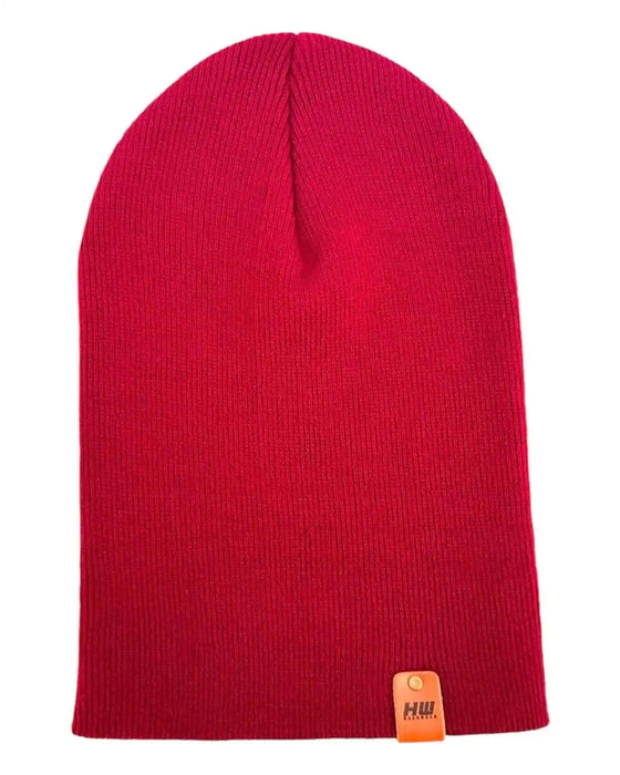 Classic Cuffed Beanie, Burnt Maroon