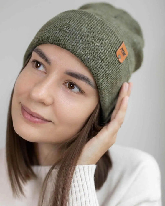 Classic Cuffed Beanie, Forest Green