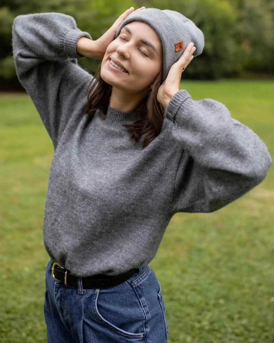 Classic Cuffed Beanie, Koala Gray