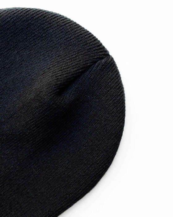 Classic Silent Cuffed Beanie, Midnight Black