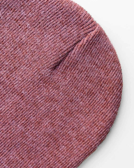 Classic Silent Cuffed Beanie, Rusty Burgundy
