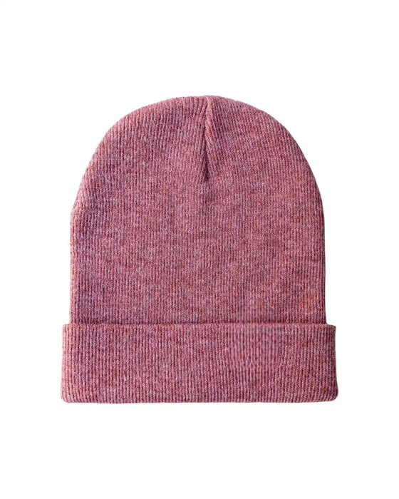 Classic Silent Cuffed Beanie, Rusty Burgundy