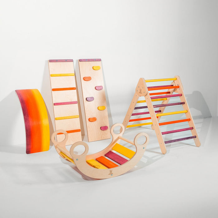 Climber Pikler Triangle Set by Bunny Hopkins
