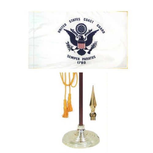 - Coast Guard parade and presentation flag made in the USA