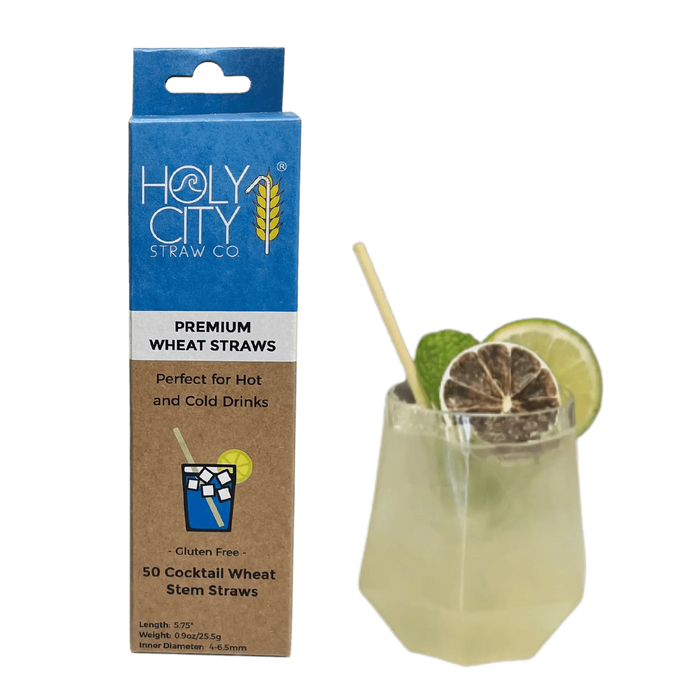 Cocktail Wheat Stem Drinking 50ct Front