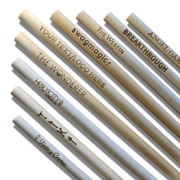 Holy City Straw Laser Engraved Reusable Reed Straw by Farm2Me