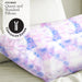 Market Fresh Beauty Mulberry Silk Sleep Set, Pillowcase, Eye Mask and Hair Scrunchie, Silk, Pink, White & Blue