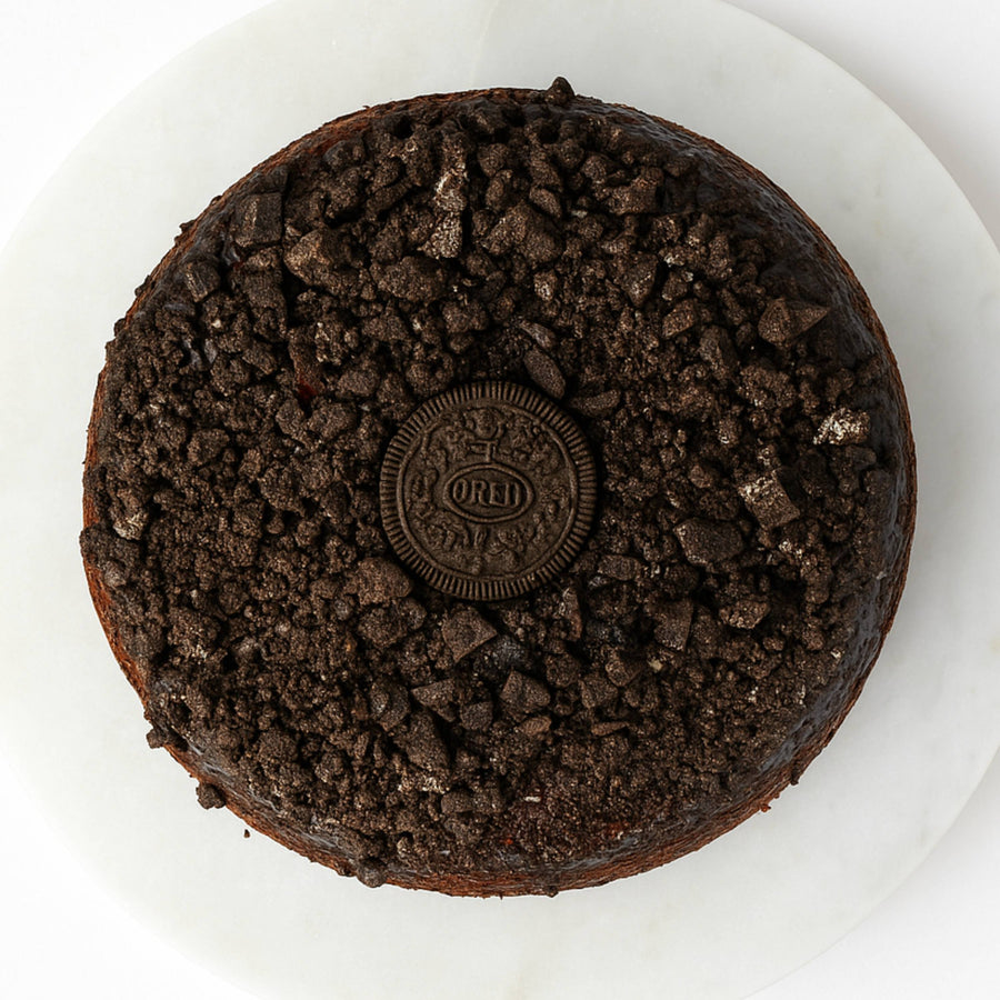 Andy Anand Gluten-Free Cookies & Cream Cake, 9-Inch, 2 lb – Hand-Baked, All-Natural, No Preservatives, Birthday & Celebration Gift Box