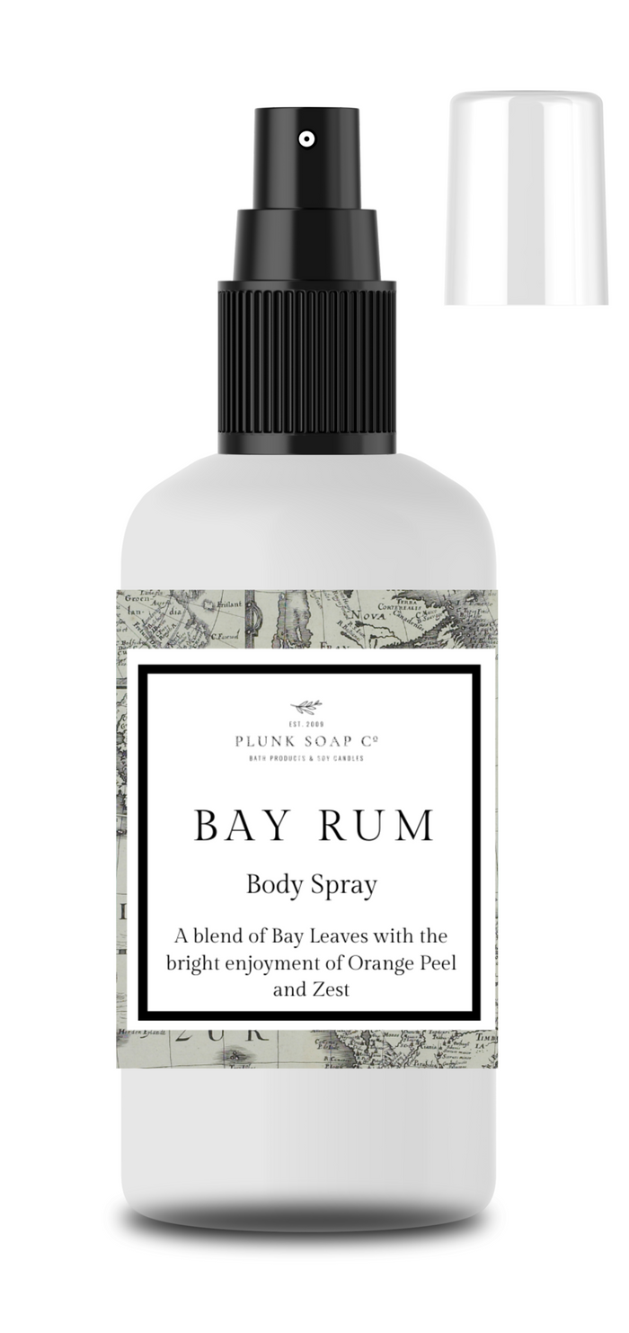Bay Rum Scented Body Spray