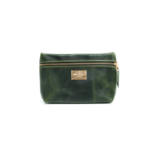 Smooth Leather Cosmetic Bag - Lifetime Leather Co
