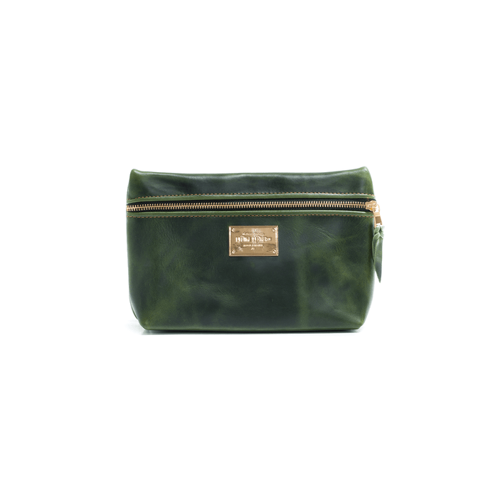 Smooth Leather Cosmetic Bag - Lifetime Leather Co