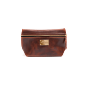Smooth Leather Cosmetic Bag - Lifetime Leather Co