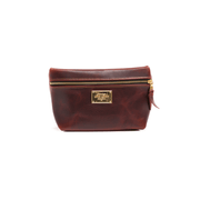 Smooth Leather Cosmetic Bag - Lifetime Leather Co
