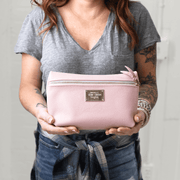 Pebbled Leather Cosmetic Bag - Lifetime Leather Co