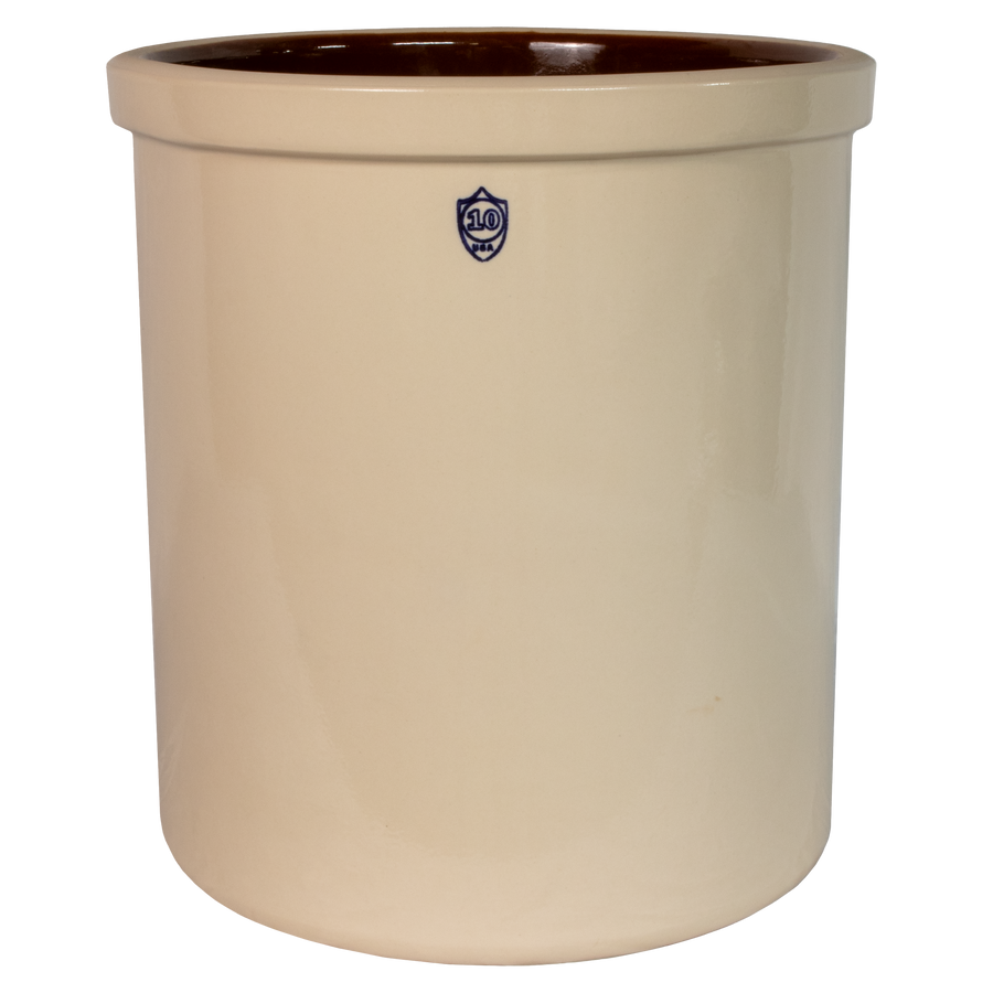 10-Gallon Stoneware Preserving Crock