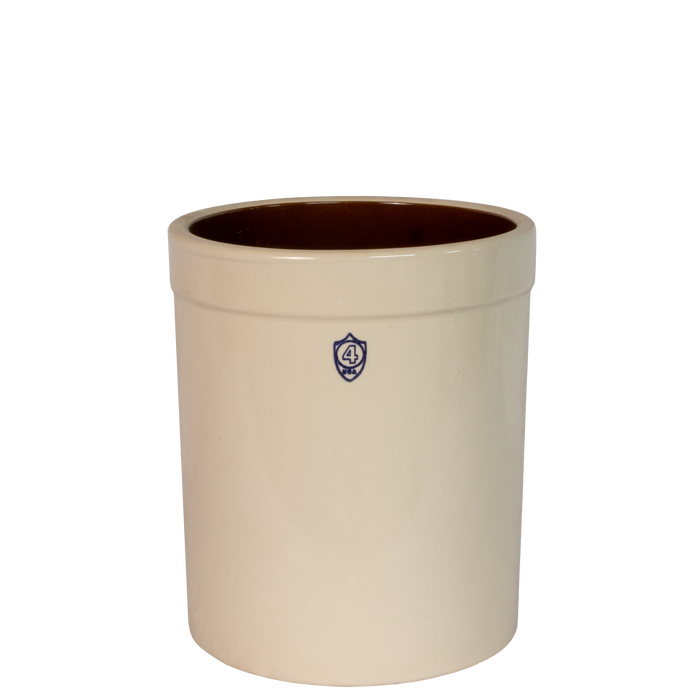 4-Gallon Stoneware Preserving Crock