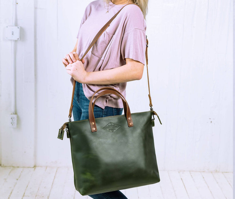 Lifetime Crossbody Tote - Lifetime Leather Co