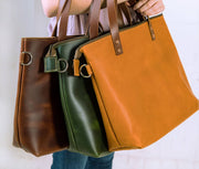 Lifetime Crossbody Tote - Lifetime Leather Co