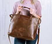 Lifetime Crossbody Tote - Lifetime Leather Co