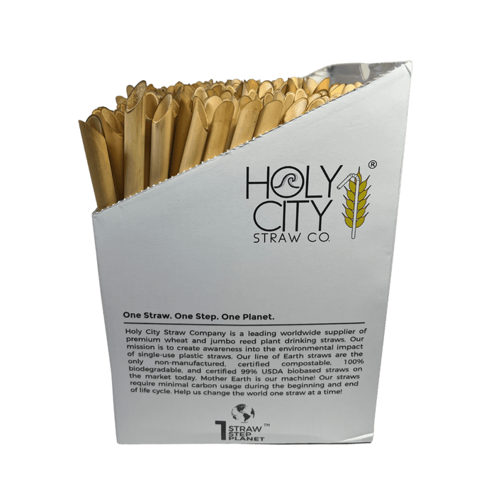 Holy City Straw Custom Angled Reed Straws - 250 Straws by Farm2Me