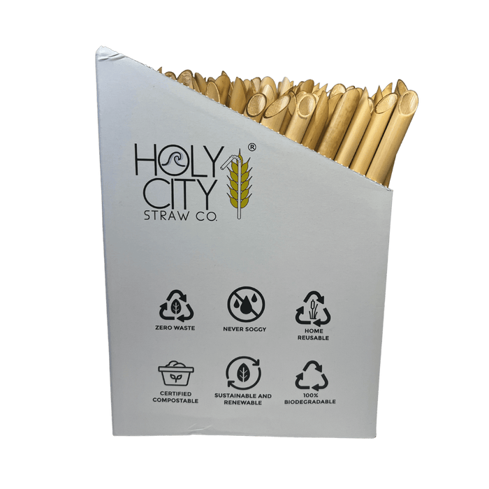Holy City Straw Custom Angled Reed Straws - 250 Straws by Farm2Me