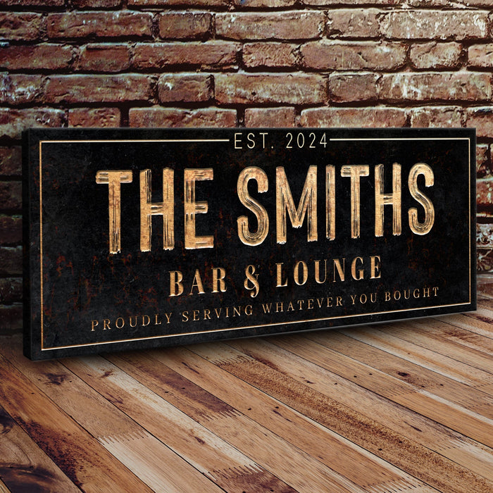 Custom Bar Lounge Sign