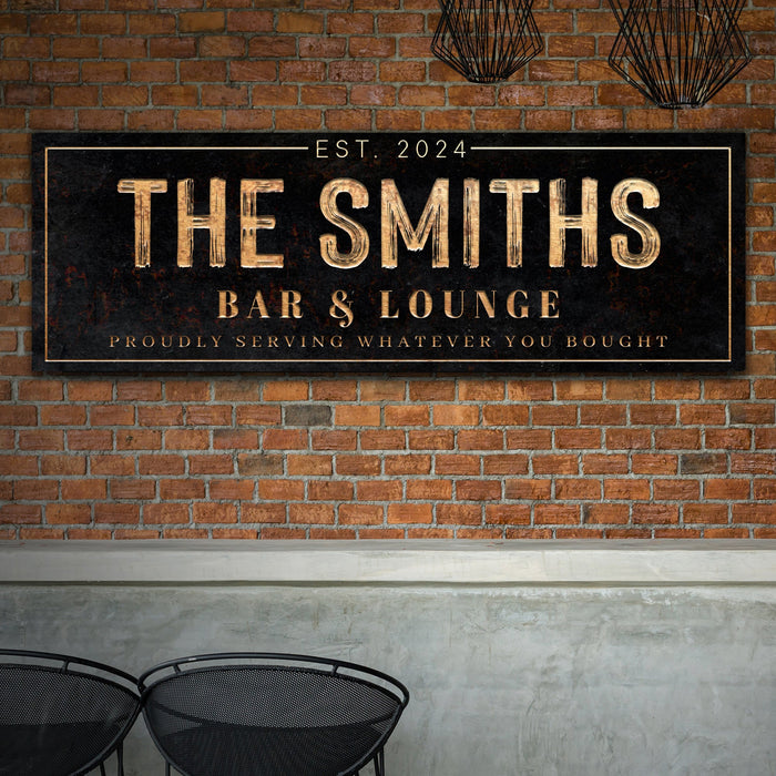 Custom Bar Lounge Sign