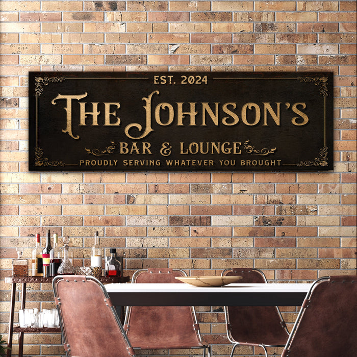 Custom Bar Lounge Sign Iii