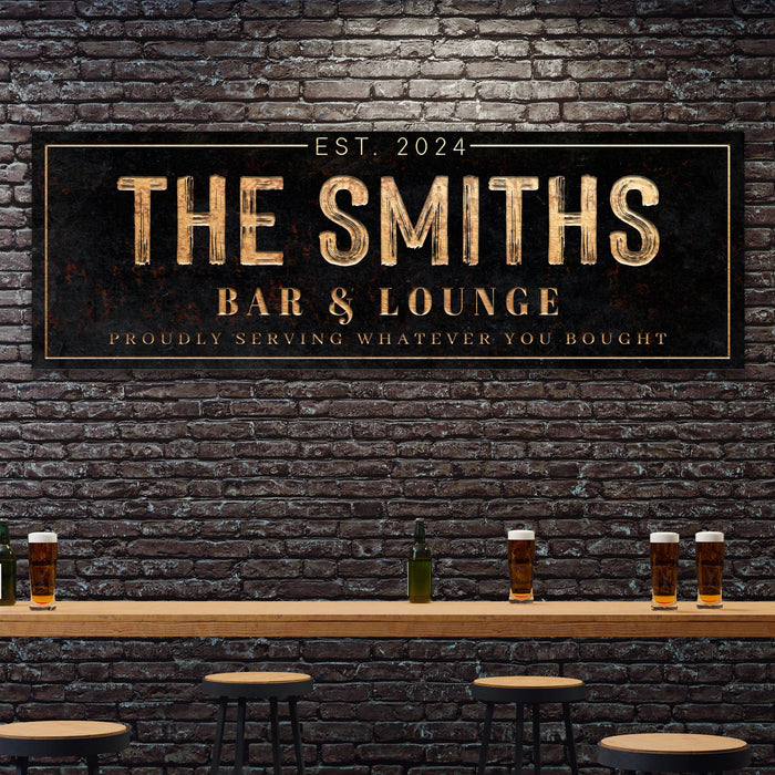 Custom Bar Lounge Sign